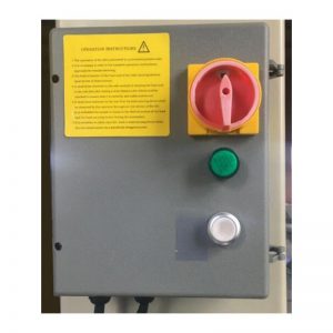 2 post baseplate hoist control box