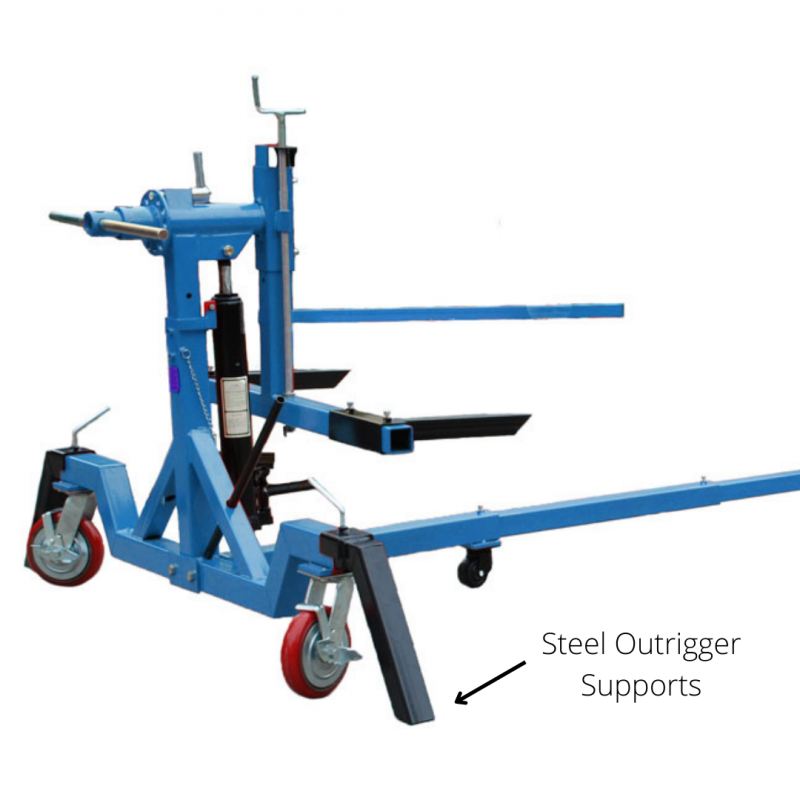 Car Rotisserie Outriggers supports